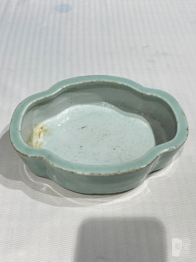 清代 颜色釉、青花瓷器一组三件 - 图6